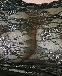 Transparent top and lace panties